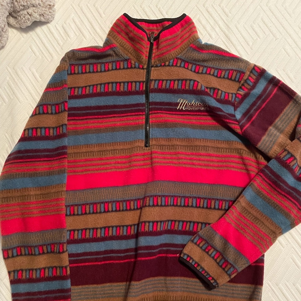 Aztec-Print Fleece Pullover (size S)